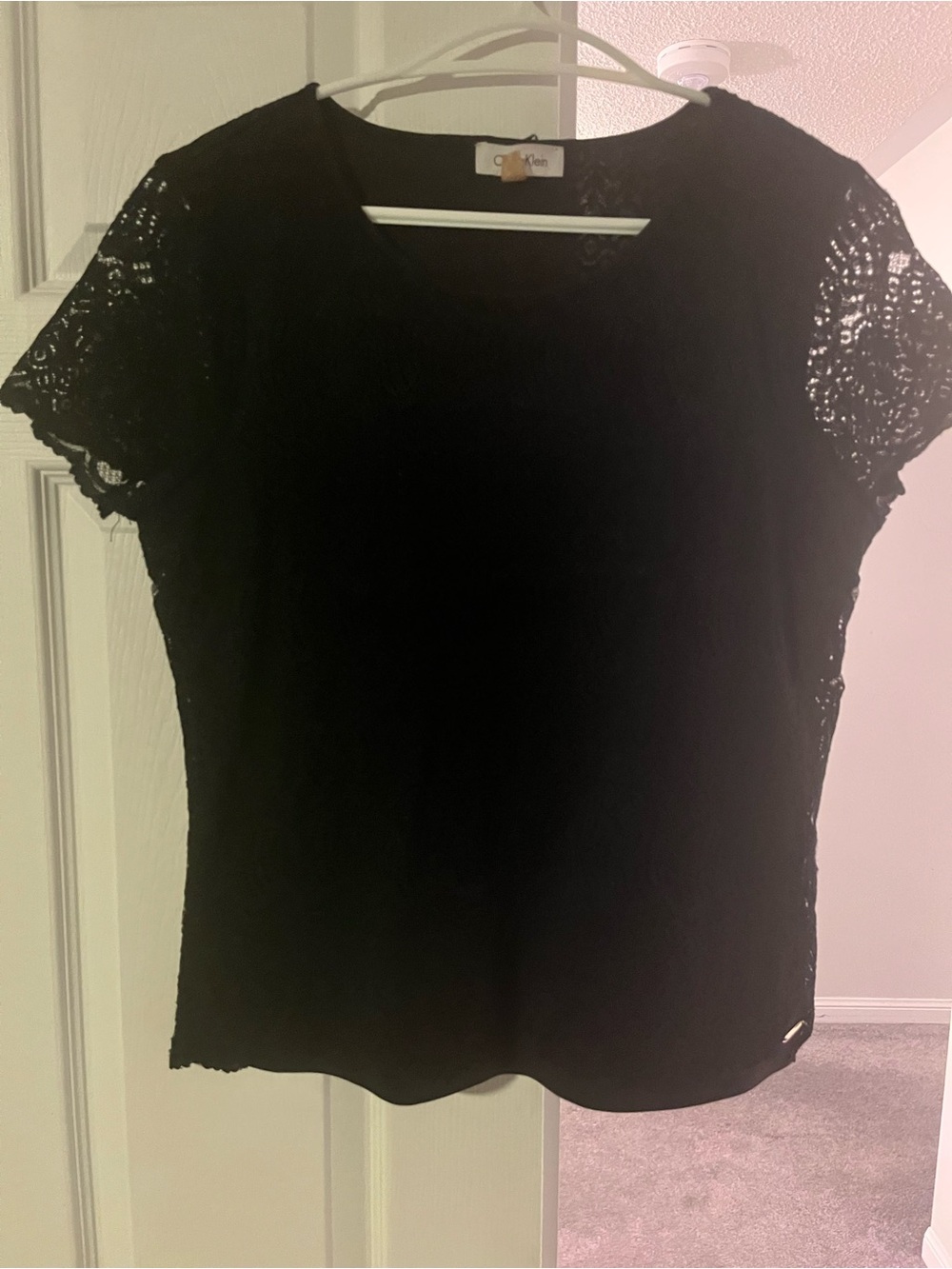 Calvin Klein Black Lace top